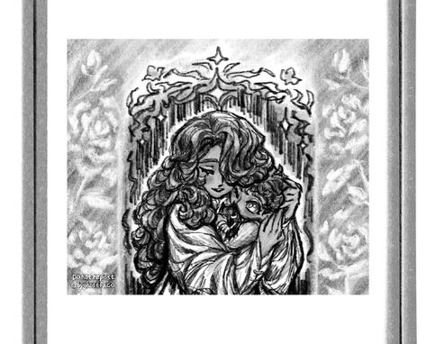 black n white sketch